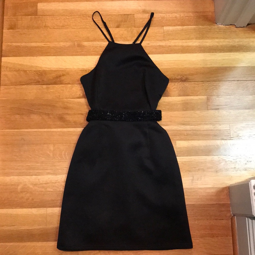 Black cocktail dress